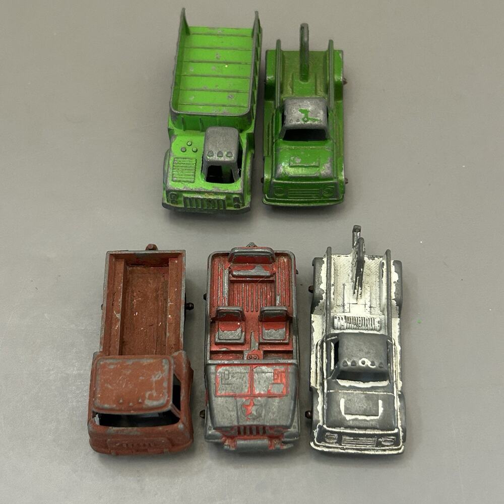 Tootsie Toy Mini Metal Vehicles 1960’s Vintage Lot of 5 READ